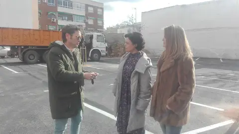 Pilar Zamora ha visitado el aparcamiento de la calle Lirio Pilar Zamora ha visitado el aparcamiento de la calle Lirio
