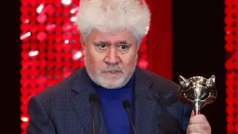 Pedro Almodóvar recogió el premio al Mejor Guión Pedro Almodóvar recogió el premio al Mejor Guión