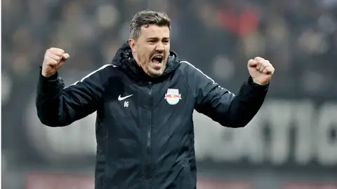 El entrenador Óscar García Junyent. El entrenador Óscar García Junyent.