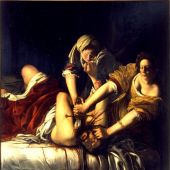 Cuadro 'Judit decapitando a Holofernes' de Artemisia Gentileschi.