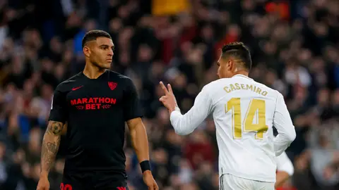 Casemiro celebra un gol Casemiro celebra un gol