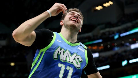 Luka Doncic, con los Mavericks