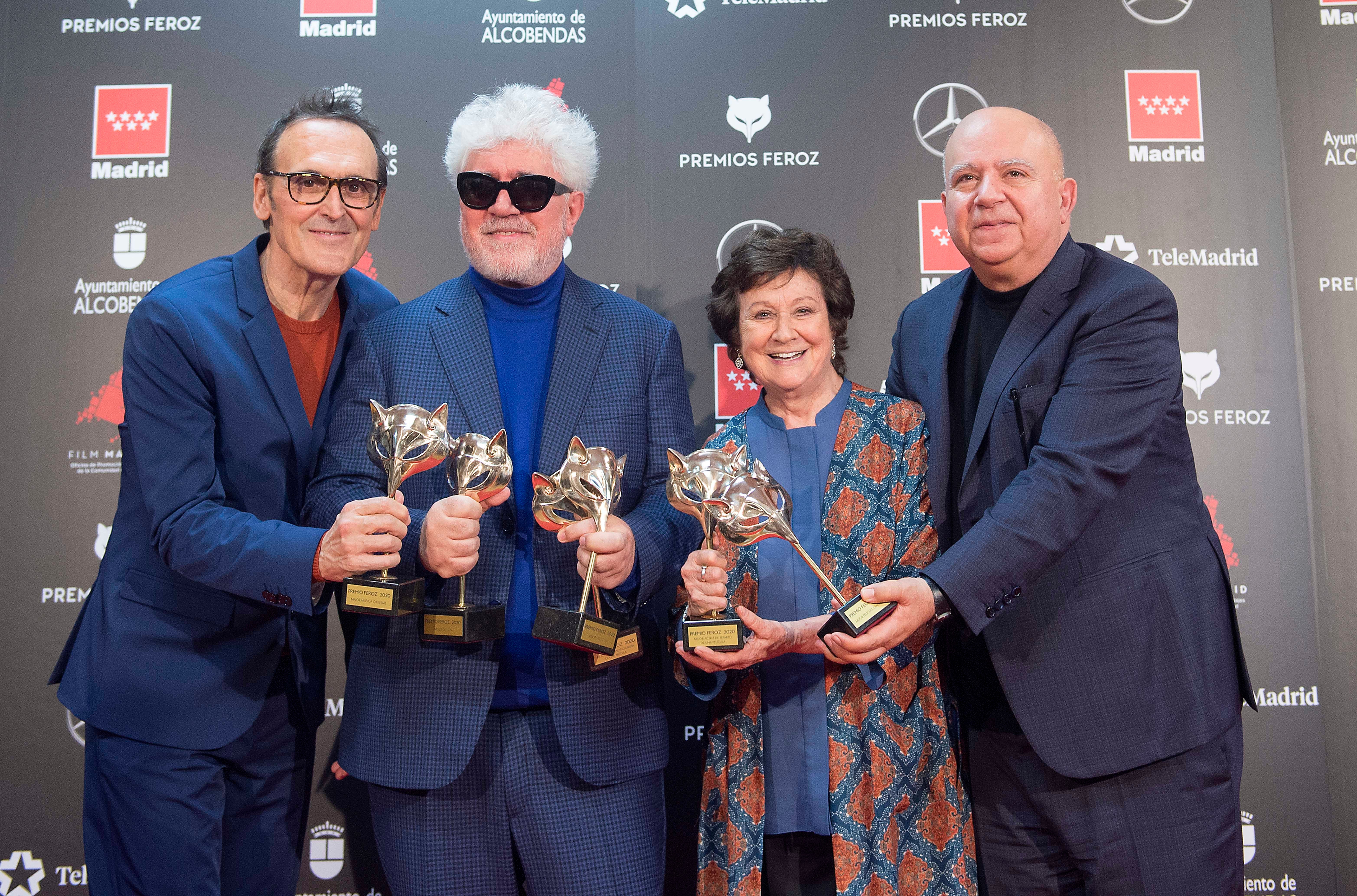 'Dolor y gloria', de Pedro Almodóvar, arrasa con seis galardones en los Premios Feroz 'Dolor y gloria', de Pedro Almodóvar, arrasa con seis galardones en los Premios Feroz