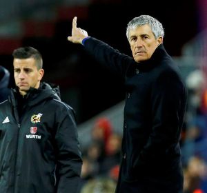 Quique Setién, entrenador del FC Barcelona Quique Setién, entrenador del FC Barcelona