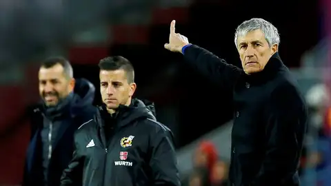 Quique Setién, entrenador del FC Barcelona Quique Setién, entrenador del FC Barcelona