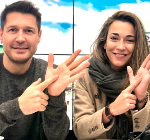 Jaime Cantizano y Carolina Marín Jaime Cantizano y Carolina Marín