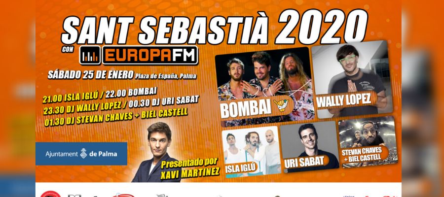 Cartel de las fiestas de Sant Sebastià 2020 de Palma de Mallorca Cartel de las fiestas de Sant Sebastià 2020 de Palma de Mallorca