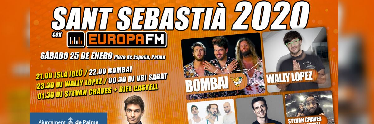 Cartel de las fiestas de Sant Sebastià 2020 de Palma de Mallorca Cartel de las fiestas de Sant Sebastià 2020 de Palma de Mallorca
