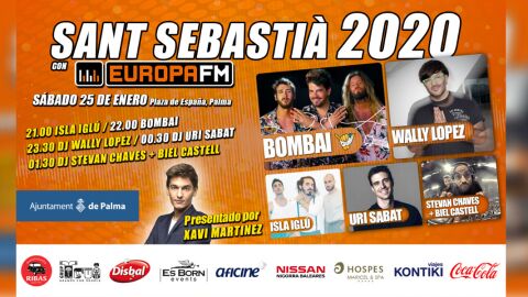 Cartel de las fiestas de Sant Sebasti&agrave; 2020 de Palma de Mallorca