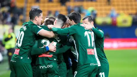 Los jugadores del Espnayol celebran un gol Los jugadores del Espnayol celebran un gol