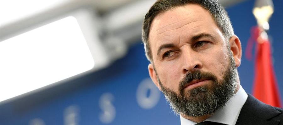 El líder de Vox, Santiago Abascal, en el Congreso de los Diputados El líder de Vox, Santiago Abascal, en el Congreso de los Diputados