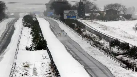 Nieve en carretera Nieve en carretera