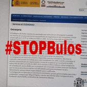 Esta es la imagen falsa que ha circulado estos días con la noticia. Esta es la imagen falsa que ha circulado estos días con la noticia.