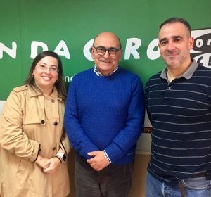 Ana Satorre, Jesús Ruiz y Daniel Belmonte, responsables de la exposición sobre Daniel Jiménez de Cisneros. Ana Satorre, Jesús Ruiz y Daniel Belmonte, responsables de la exposición sobre Daniel Jiménez de Cisneros.