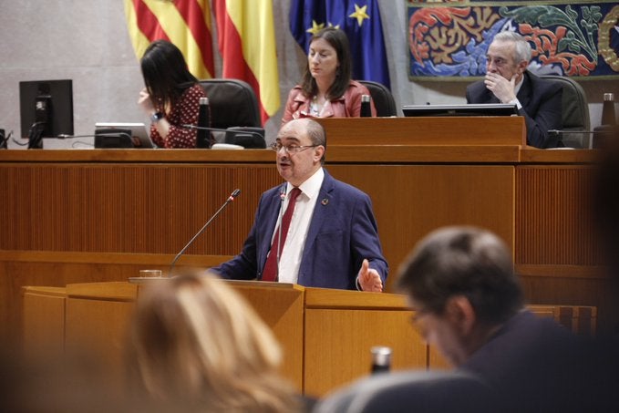 Lambán cree que es una anomalía política que los independentistas sostengan al Gobierno de España Lambán cree que es una anomalía política que los independentistas sostengan al Gobierno de España