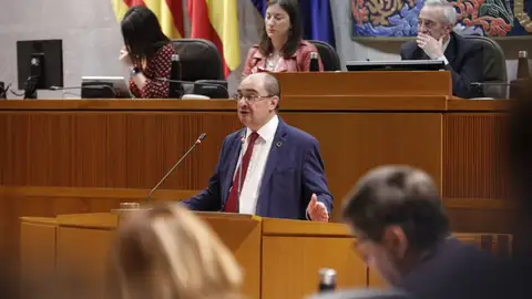 Comparecencia del presidente Lambán Comparecencia del presidente Lambán