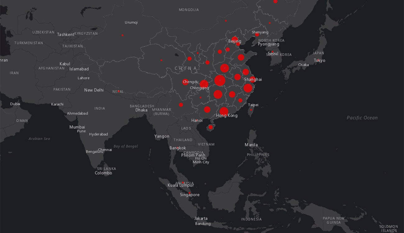 Mapa en tiempo real de los afectados en todo el mundo por el coronavirus de Wuhan Mapa en tiempo real de los afectados en todo el mundo por el coronavirus de Wuhan