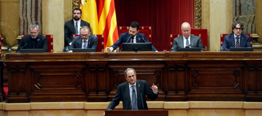 Torra y Torrent en el Parlament Torra y Torrent en el Parlament