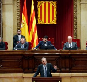 Torra y Torrent en el Parlament Torra y Torrent en el Parlament