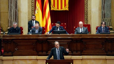 Torra y Torrent en el Parlament