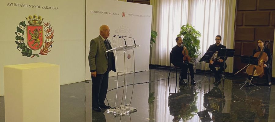 Homenaje en el Ayuntamiento de Zaragoza Homenaje en el Ayuntamiento de Zaragoza