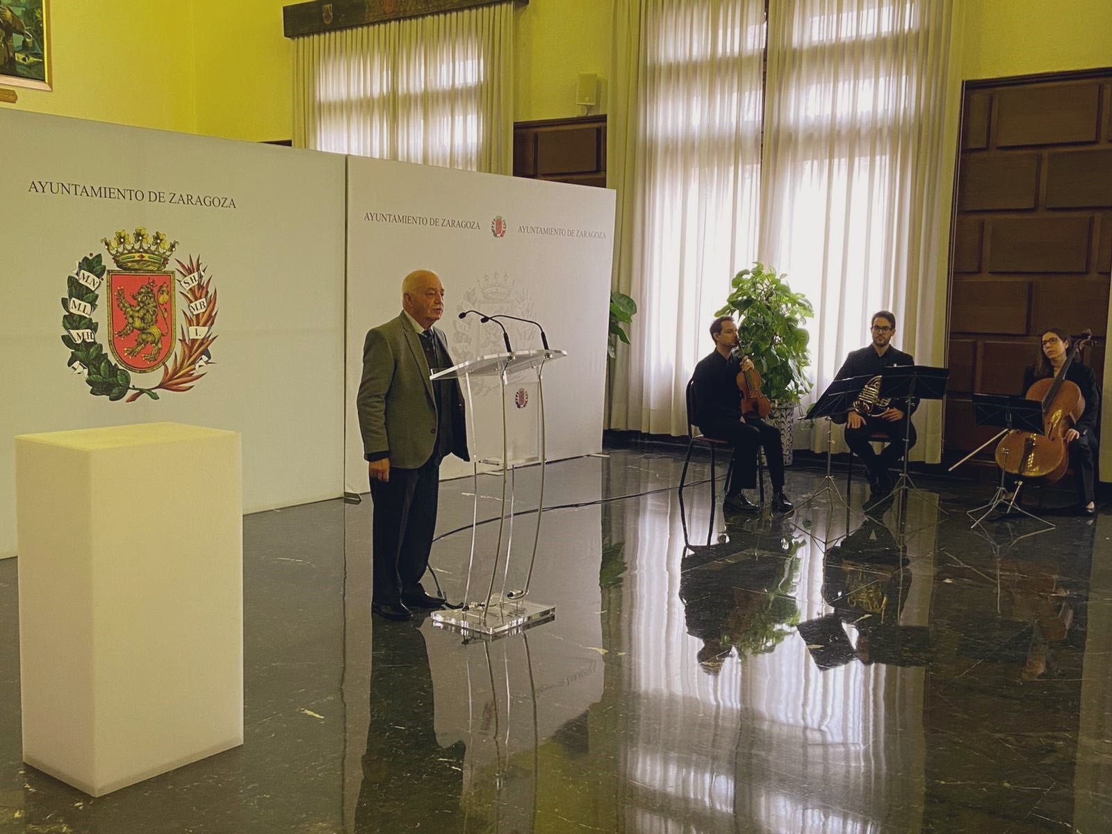 Aragón recuerda el 75 aniversario de la liberación de Auschwitz Aragón recuerda el 75 aniversario de la liberación de Auschwitz