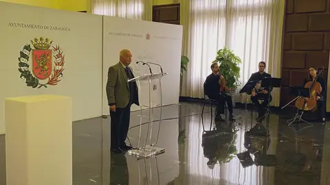 Homenaje en el Ayuntamiento de Zaragoza Homenaje en el Ayuntamiento de Zaragoza