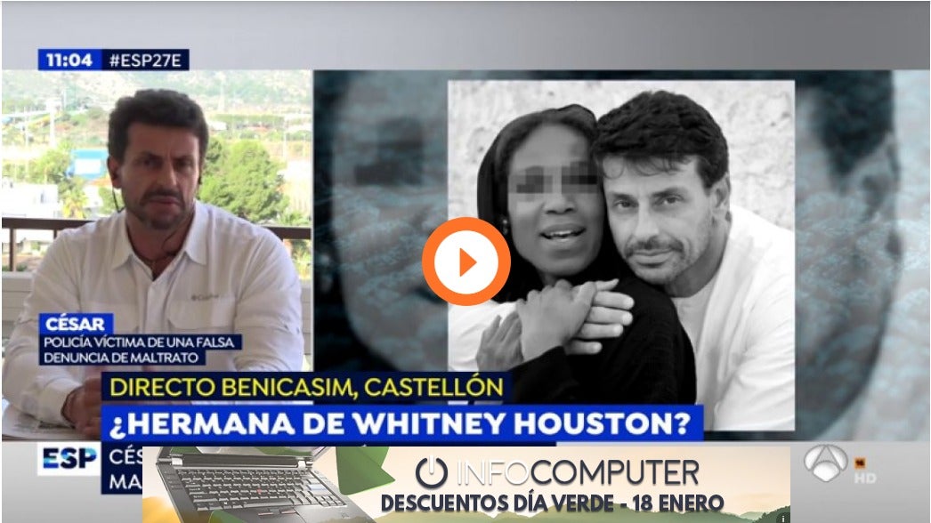 Un policía de Benicàssim afectado por el timo de 'la hermana de Whitney Houston': "Temo que me roben todos mis bienes" Un policía de Benicàssim afectado por el timo de 'la hermana de Whitney Houston': "Temo que me roben todos mis bienes"