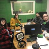 Alumnos da Farixa, para falar do seo proyecto audiovisual, Blink