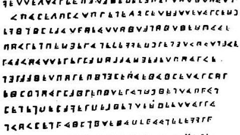 Supuesto criptograma de Olivier Levasseur