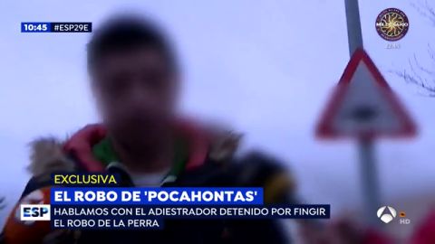 El adiestrador de Pocahontas se defiende: "Ni he intentado ganar dinero ni he tenido a la perra escondida en mi casa"