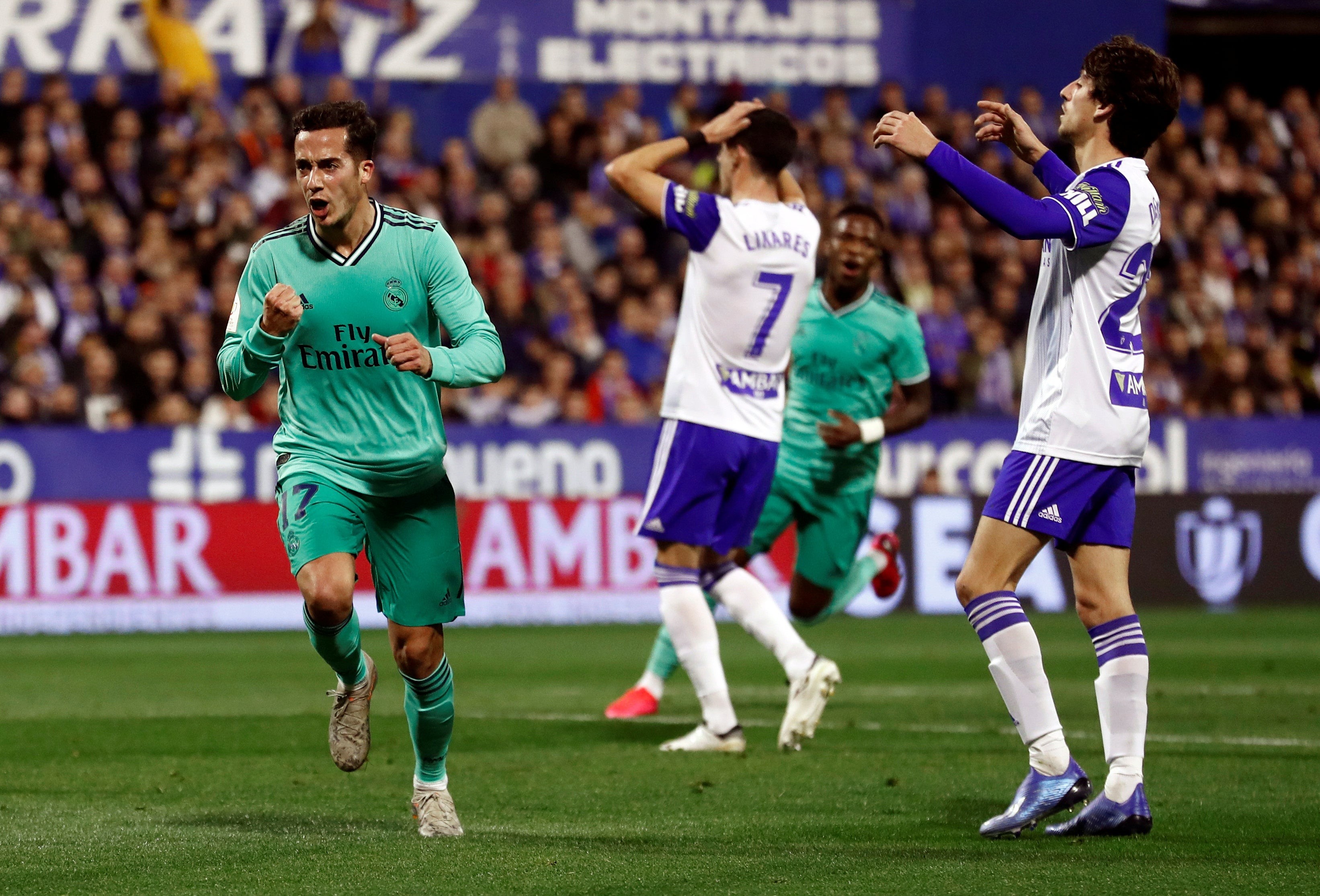 Así hemos vivido la goleada del Real Madrid al Zaragoza en los octavos de Copa del Rey Así hemos vivido la goleada del Real Madrid al Zaragoza en los octavos de Copa del Rey