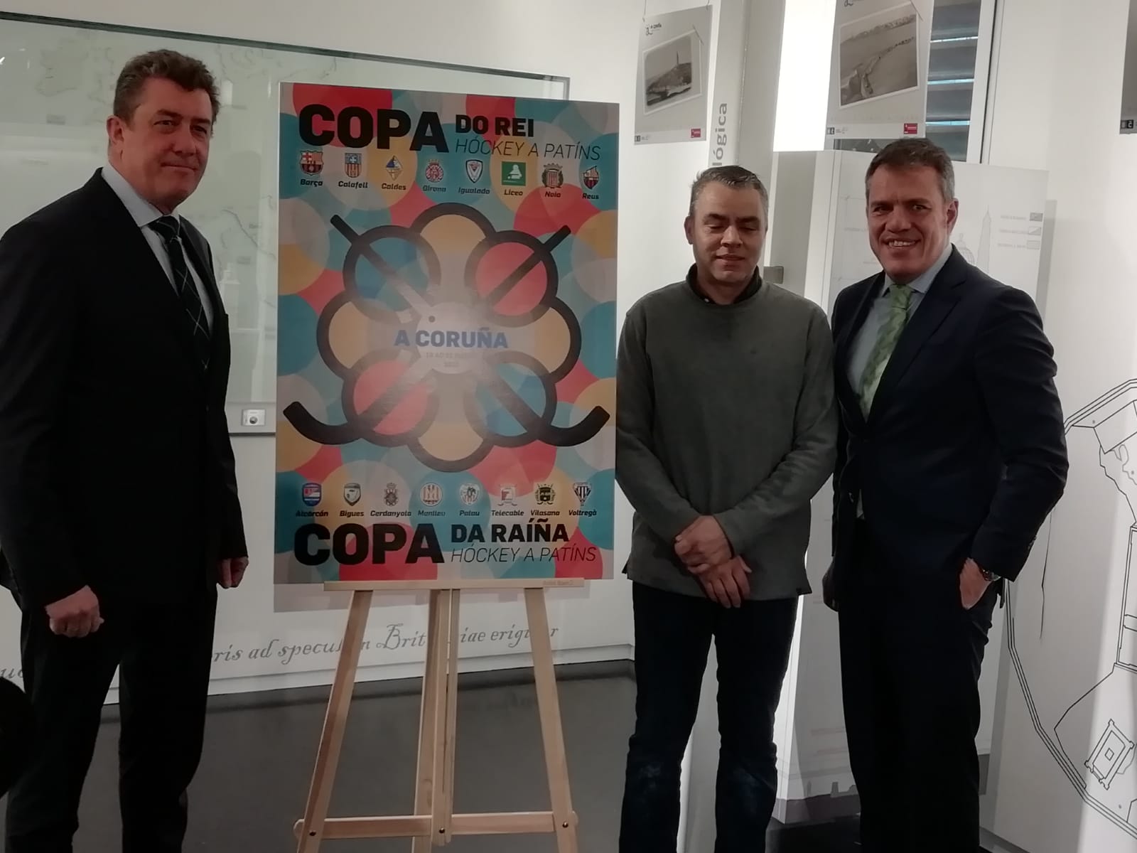 Sale Beto da Silva, Ínsua no se ve fuera del Huesca y cartel de la Copa de Hockey sobre patines Sale Beto da Silva, Ínsua no se ve fuera del Huesca y cartel de la Copa de Hockey sobre patines