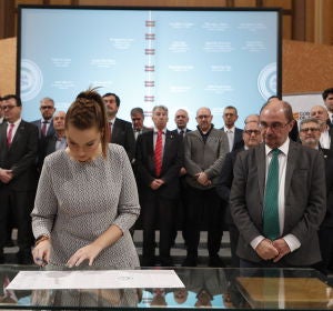 Firmantes de la Declaración por la Economía Circular /Gobierno de Aragón Firmantes de la Declaración por la Economía Circular /Gobierno de Aragón