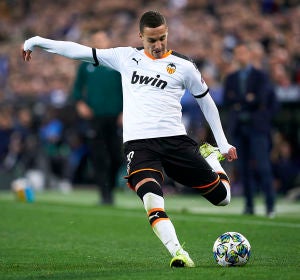 Rodrigo Moreno, durante un partido con el Valencia. Rodrigo Moreno, durante un partido con el Valencia.