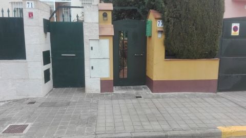 Lugar donde ocurrieron los hechos en la calle Arrayanes