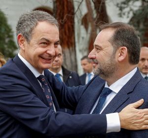 José Luis Ábalos con el expresidente del Gobierno, José Luis Rodríguez Zapatero José Luis Ábalos con el expresidente del Gobierno, José Luis Rodríguez Zapatero
