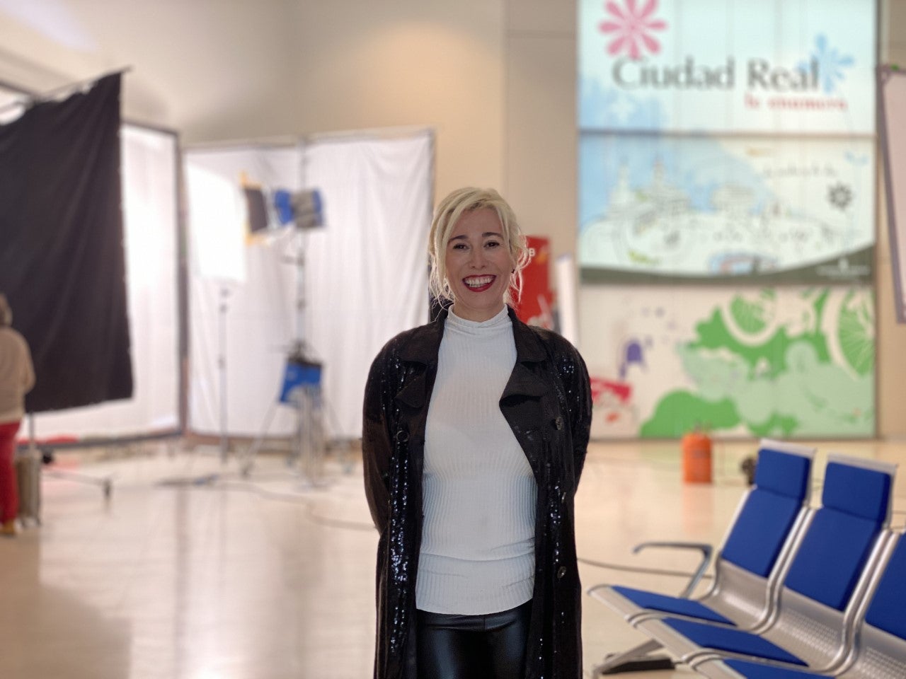 Santiago Segura rueda hoy escenas de su última película en el Aeropuerto de Ciudad Real Santiago Segura rueda hoy escenas de su última película en el Aeropuerto de Ciudad Real