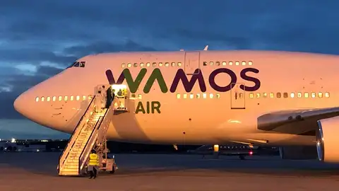 El avión que trasladó a los españoles desde Wuhan El avión que trasladó a los españoles desde Wuhan