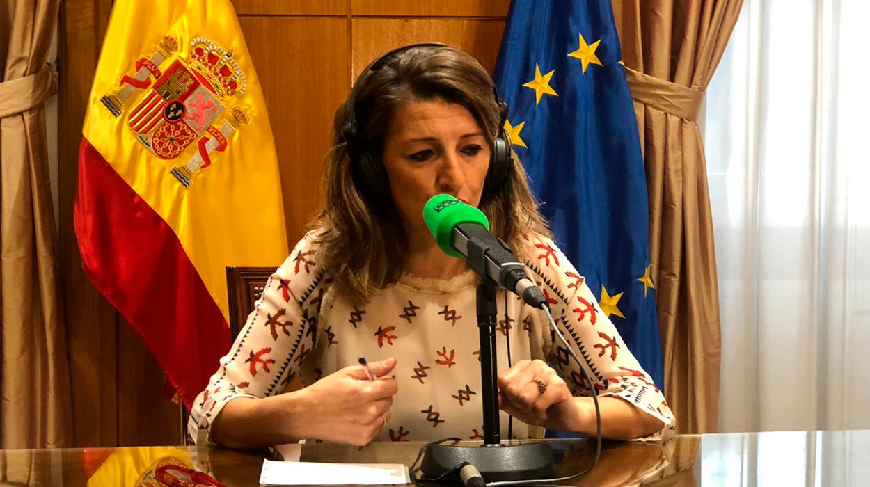 Yolanda Díaz: "El Gobierno legislará haya o no acuerdo con los agentes sociales" Yolanda Díaz: "El Gobierno legislará haya o no acuerdo con los agentes sociales"