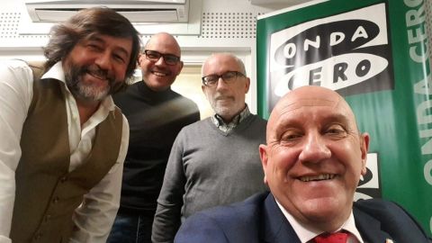 Paco Sarria, Lois Pardo, Miguel Fidalgo e Abel Fraga
