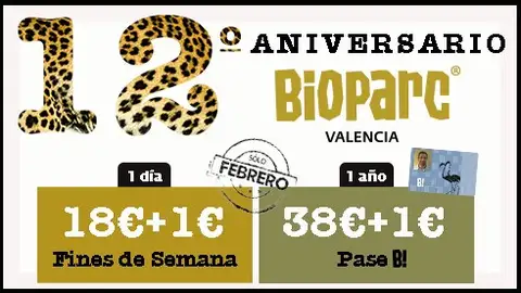 Bioparc 12 aniversario Bioparc 12 aniversario