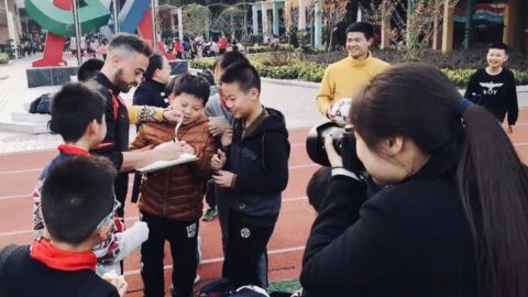 Dani Carmona en Wuhan