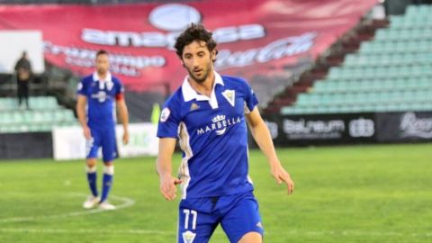 El centrocampista del Marbella, Esteban Granero.