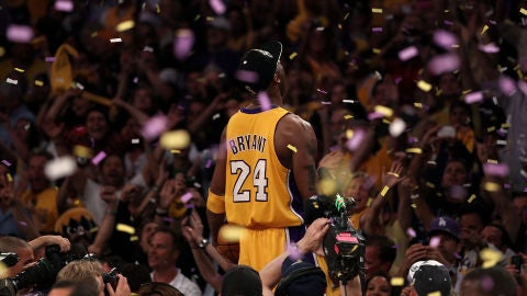 Kobe Bryant en una celebración Kobe Bryant en una celebración