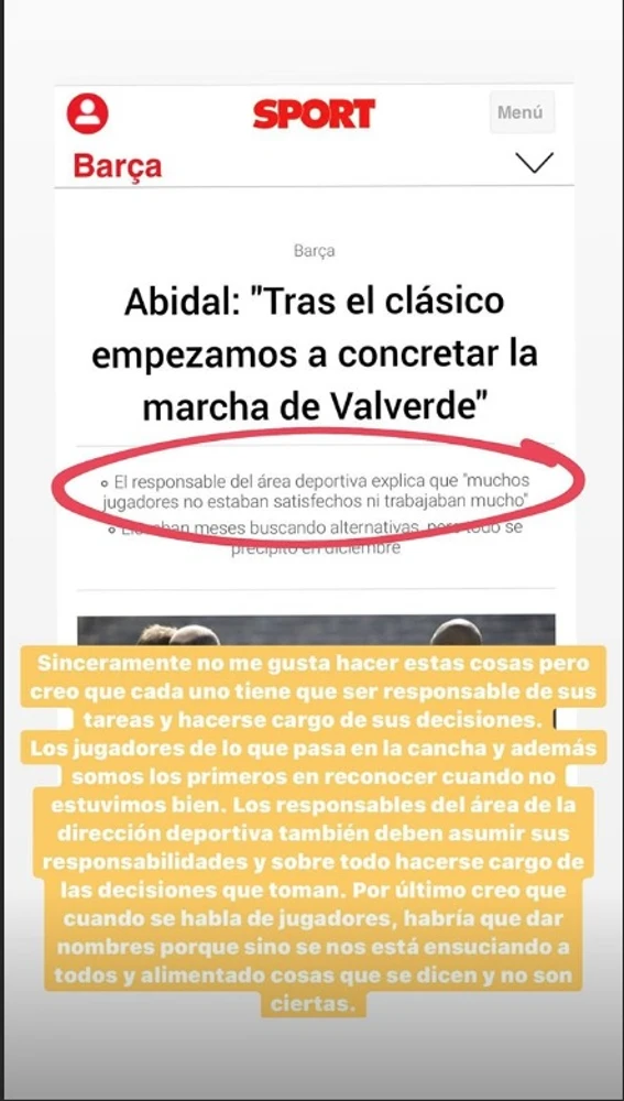 Leo Messi opina sobre el trabajo de Eric Abidal Leo Messi opina sobre el trabajo de Eric Abidal