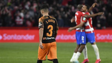 Jaume Costa, lateral del Valencia. 