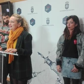 Ana Belén Chacon, durante la rueda de prensa Ana Belén Chacon, durante la rueda de prensa