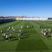 Campo de entrenamiento del Real Madrid en Valdebebas. 