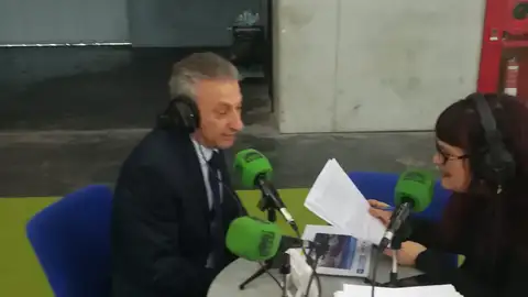 Francisco Toledo, presidente de Port Castelló, en Cevisama .
